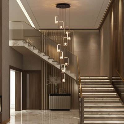 Plafonnier à DEL 10 lumières