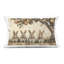 Coussin décoratif rose à motif de nœuds roses, par Petal Prints Design-121373395