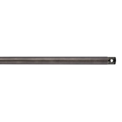 Visual Comfort Fan 36" long 1/2" diameter threaded ceiling fan extension downrod in Matte White finish