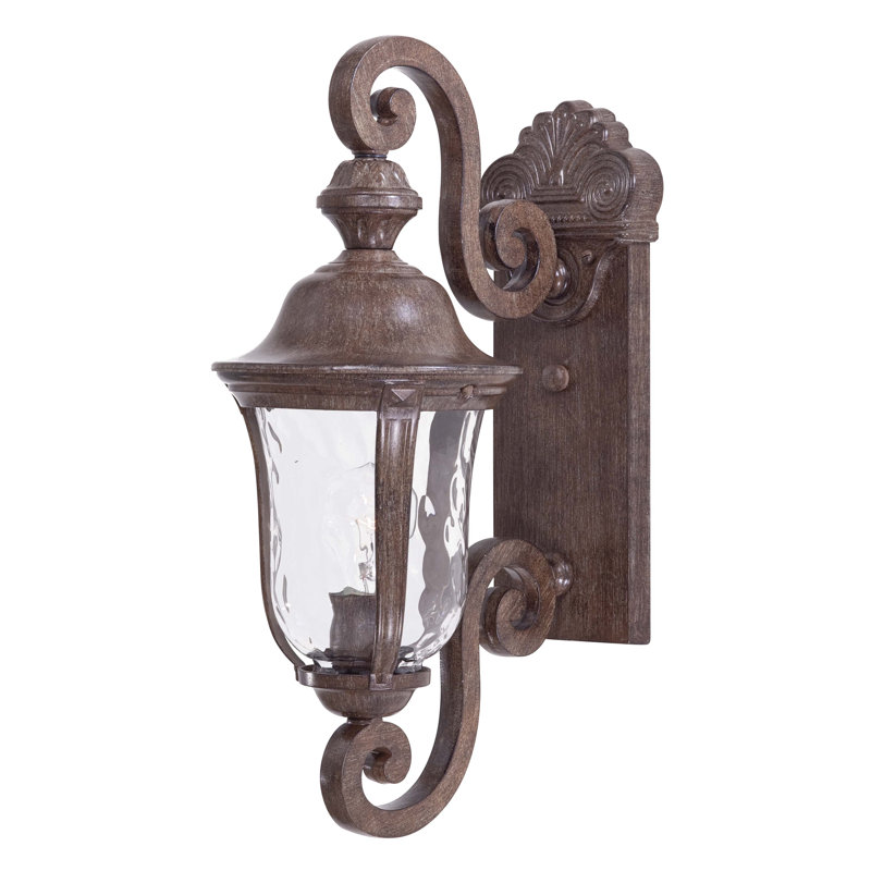 Lanterne murale d'extérieur Nicola H 19,75 ", Non, Rouille rétro