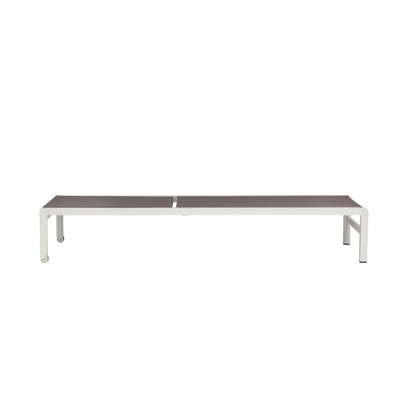 Isabella Outdoor Chaise Lounge, Gray