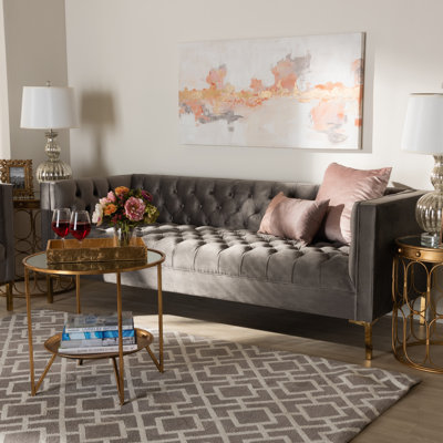 3 Seater Velvet Sofa
