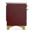Majestic III Series 40 Inch Induction Range with 6 Induction Elements in Burgundy (Brass Trim)-124828936-124828929