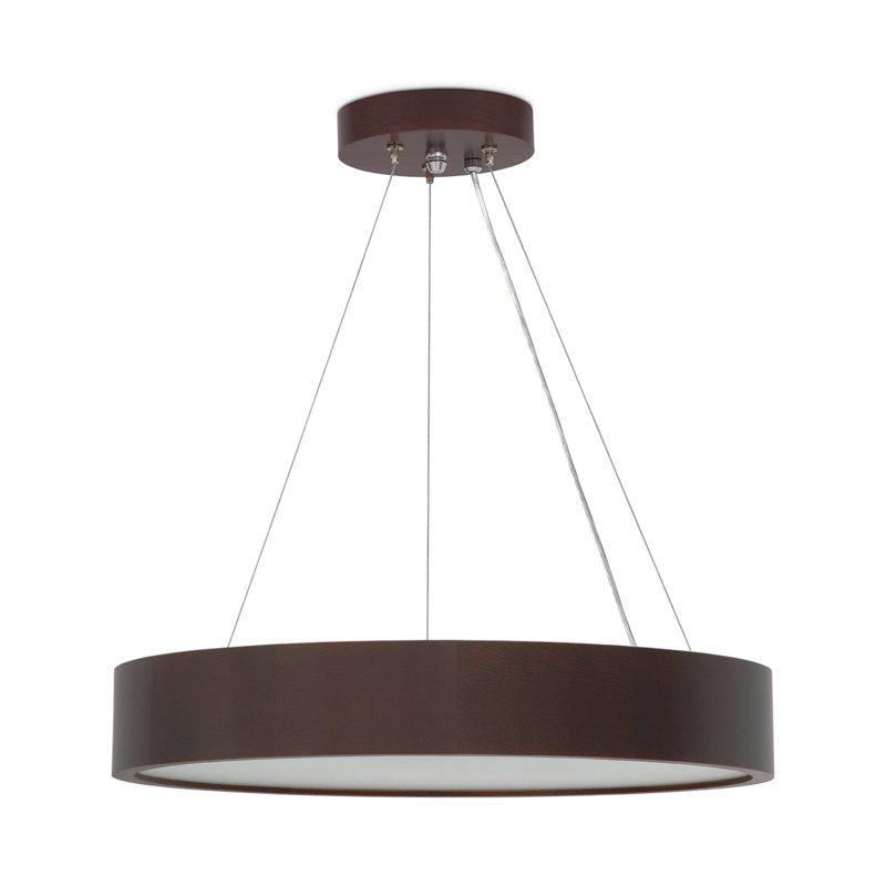 Angelicamarie 3 - Light Drum Pendant, Venge 
