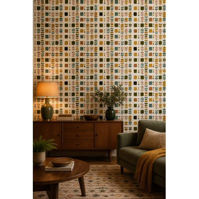 Papier peint moderne Mid Century