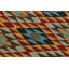 Tapis beige / brun en laine noué à la main 3 pi 4 po x 4 pi 11 po Madee Southwestern