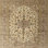 Tapis bleu / beige DeJuana