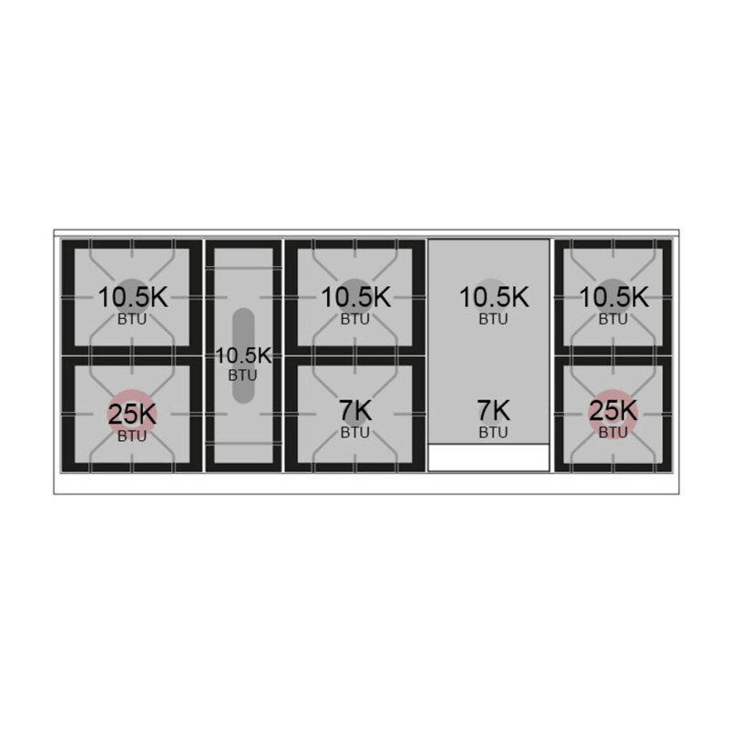 ILVE Nostalgie II Noblesse 60 in Dual Fuel Range, 9 Burner, Griddle, Antique White/Copper, Liquid Propane