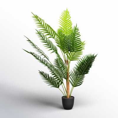 Faux Palm Plant in Pot
