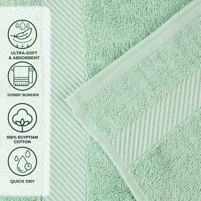 Ensemble de serviettes de bain 4 pièces, Écume de mer