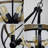 4 - Light Black/Bronze Lantern Pendant