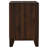 Anza Walnut 2-Drawer Nightstand Bedside Table