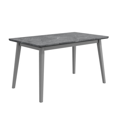 Table de salle à manger avec plateau en bois massif