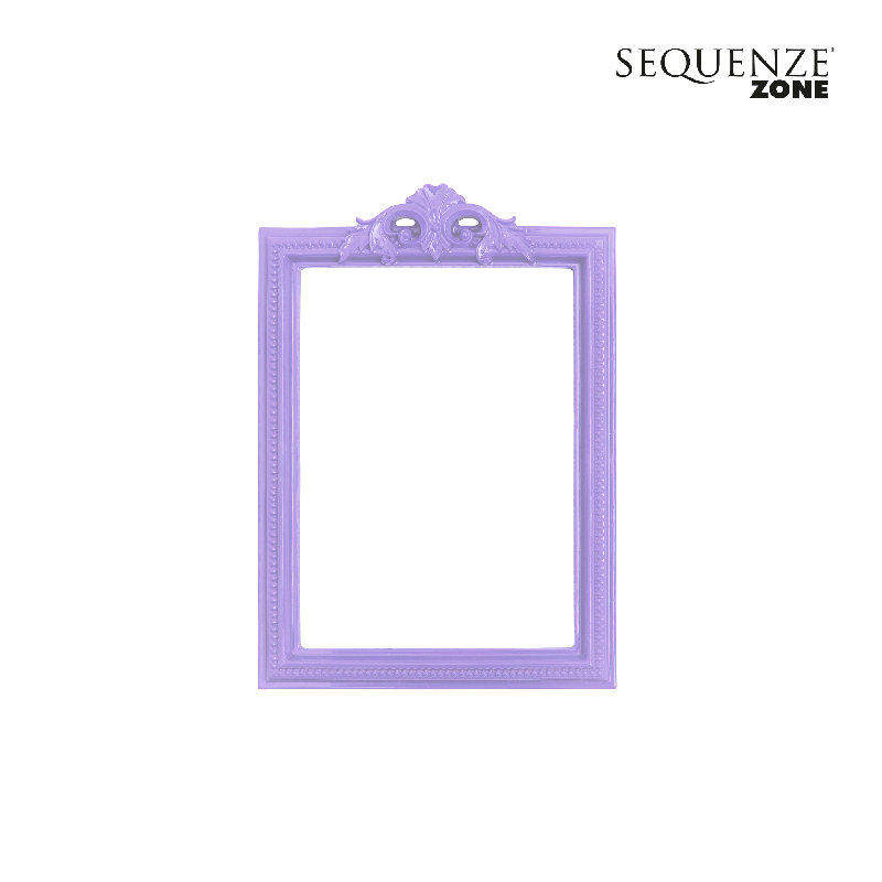Embossed Picture Frame, Lilac