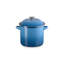 Le Creuset Enamel-On-Steel Stockpot With SS Knob, 10 Qt., White-1110542941-1140025278