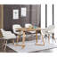 Geary Upholstered Dining Chair | Armchair | Solid Wooden Legs-1190907872