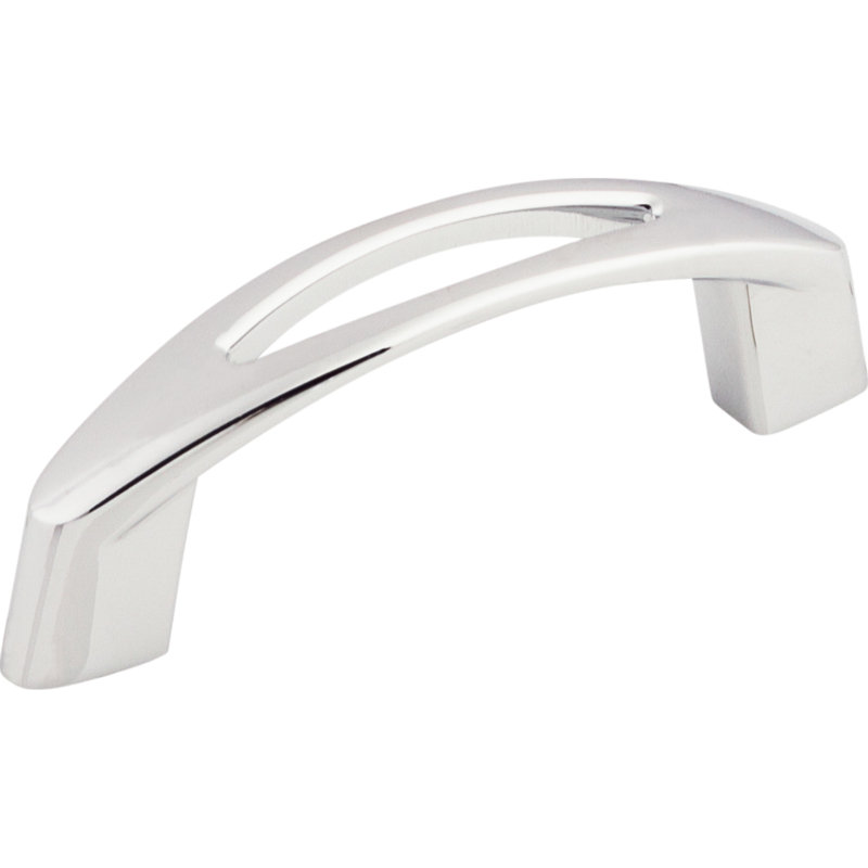 Verona Bar Pull, Polished Chrome, 3" Center to Center