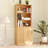 71" H X 70.9" W Bookcase Cabinet With Open Shelves & Drawers (2B+C)