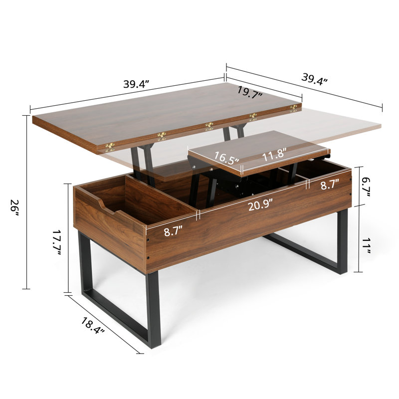 Allyssia Lift Top Coffee Table | Stylish & Functional