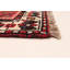 Tapis rouge rétro Evey 5 pi 3 po x 6 pi 7 po