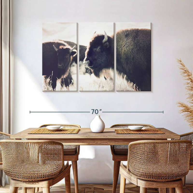 Brampt Buffalo Pasture, 36" H x 57" W