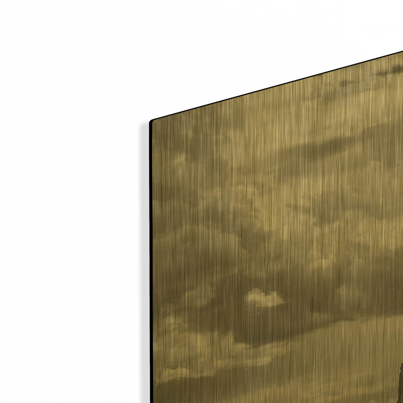 « Monument Valley » de Tim Oldford, tableau mural en métal doré, 91,4 cm x 61 cm, 36 po x 24 po