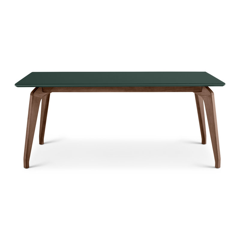 Table de salle à manger Fredericka, H 29,5 po x L 86,5 po x l 43,5 po, Floresta - vert