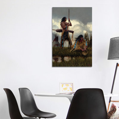 Together 1 Piece Wrapped Canvas Painting