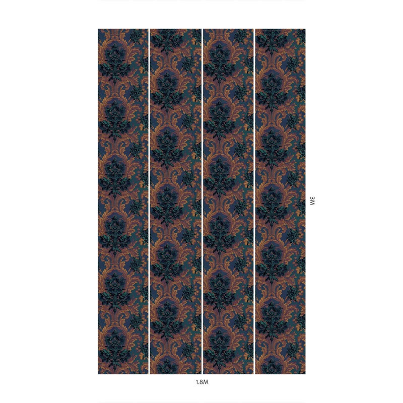 Amarantha 9.84' L x 70.8" W Wallpaper Roll