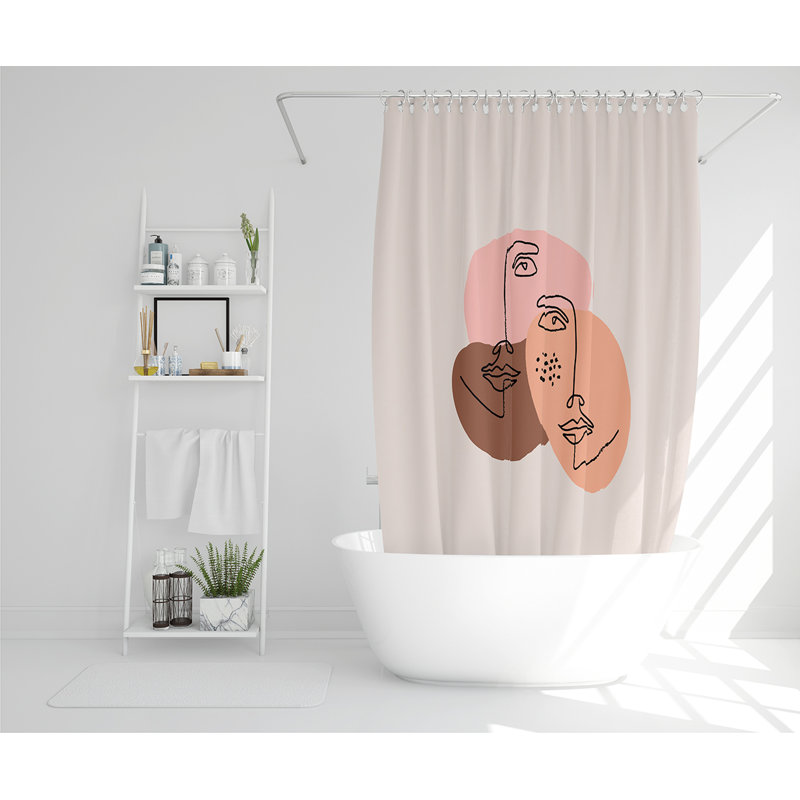 Elizandra Polyester Shower Curtain
