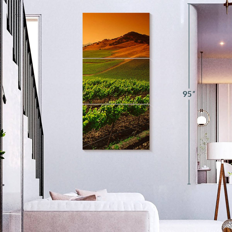 Carneros Vineyard Twilight, H 75 po x l 36 po