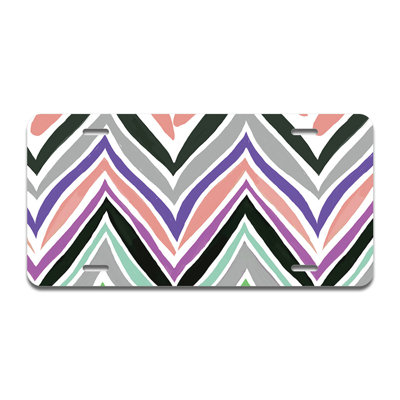 Cadre en aluminium coloré à chevrons