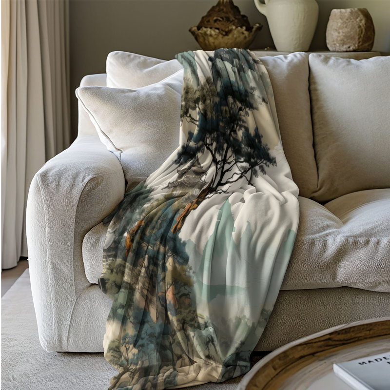 Ancestral Woods - 1 pièce Sherpa Premium, Lit simple