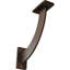 Support en acier martelé brun l 2 po x P 9 po x H 9 po-64105816-112012938