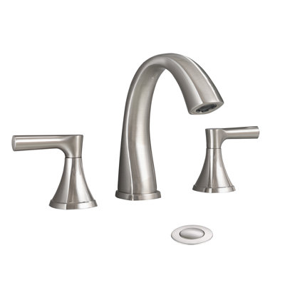 Widespread 2-handle Bathroom Faucet with Drain Assembly