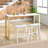 Counter Stool with Solid Wood Frame-481731702