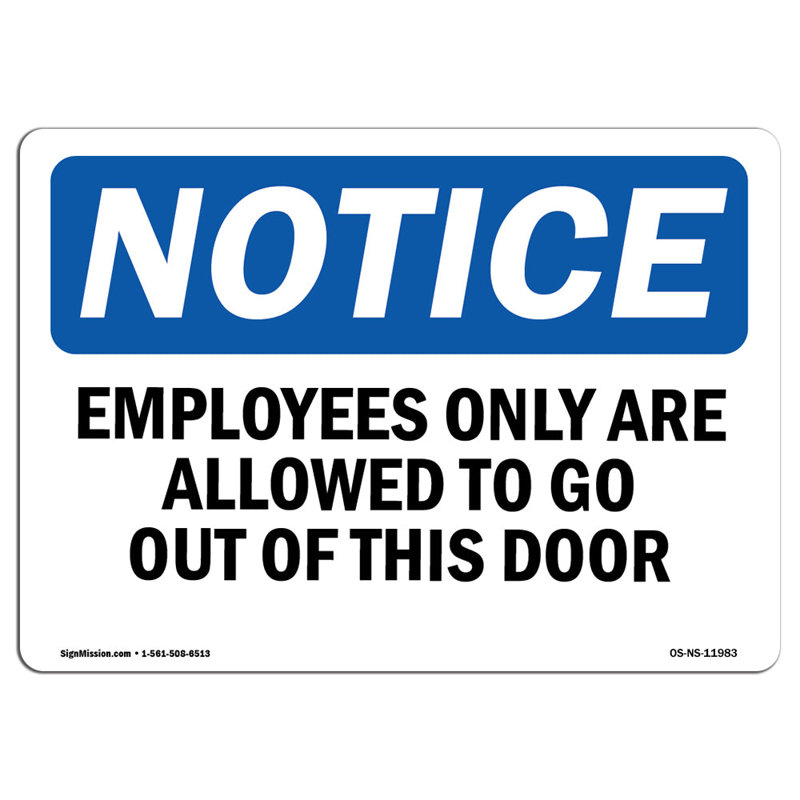 Notice Sign