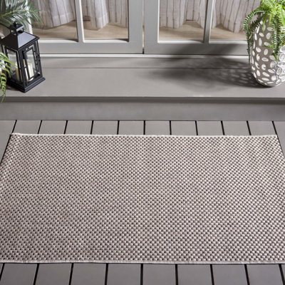 Lithonia Beige Indoor/Outdoor Area Rug