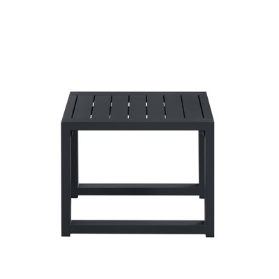 Hoyt 20.48” Outdoor Aluminum End Table