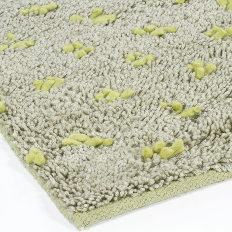 Funston Performance Wool Abstract Indoor Rug, Rectangle 7'9" x 10'6", Green