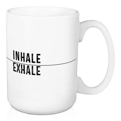 Grande tasse à café inhale exhale Waverly