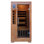 HEATWAVE Majestic 1-2 Person Hemlock Low EMF Infrared Sauna for Home & Indoor Relaxation – With 5 Carbon Heaters, Chromotherapy Lighting, Tempered Glass Door, Built-In Stereo Sound System