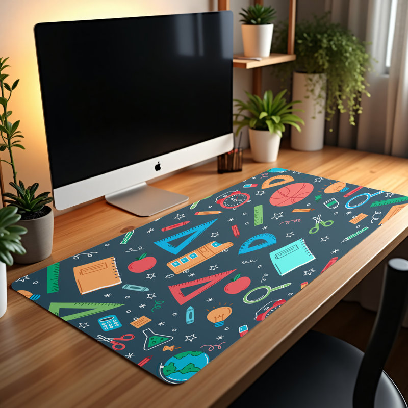 Polyester Desk Pad, 23.6x13.8