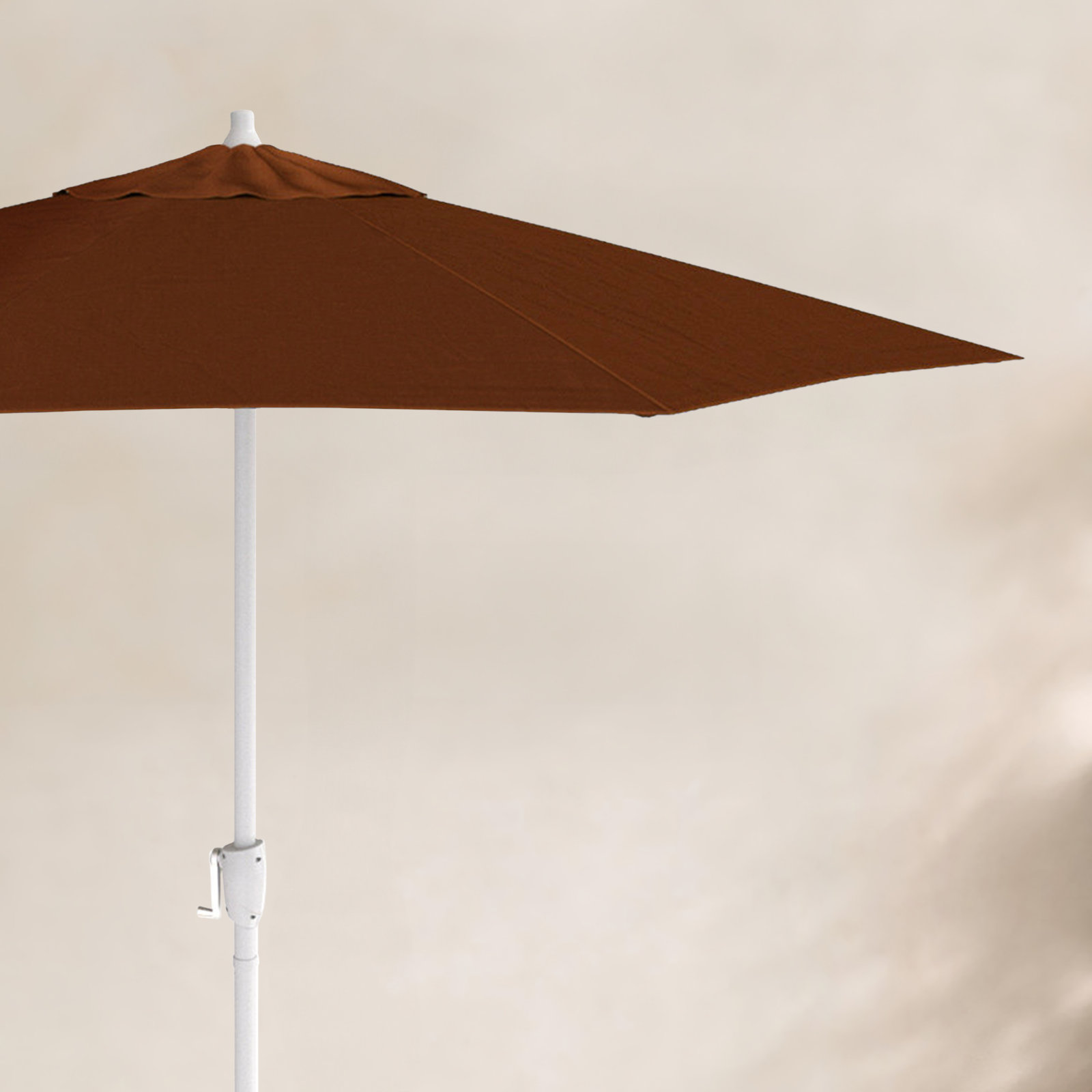 Kenne Sunbrella® Umbrella, 90" W x 90" D, Canvas Terracotta Sunbrella® Canvas