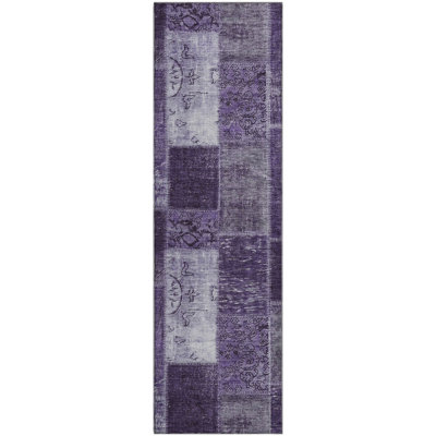 Tapis mauve Premium lavable à la machine