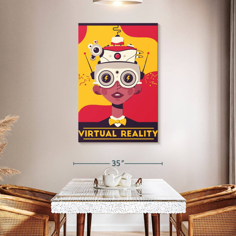 Virtual Reality Poster, 48" H x 32" W