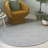 Thionville Hand Tufted Wool/Cotton Abstract Rug in Silver-1894367358