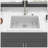 Quartz Kitchen Sink - 30X22" White Granite Composite Workstation Drop-In Kitchen Sink
