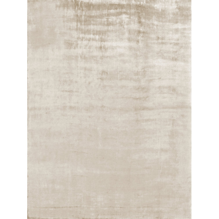 Purity Hand-Loomed Synthetic Ivory Area Rug