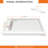 48'' W 36'' D Rectangle Shower Base